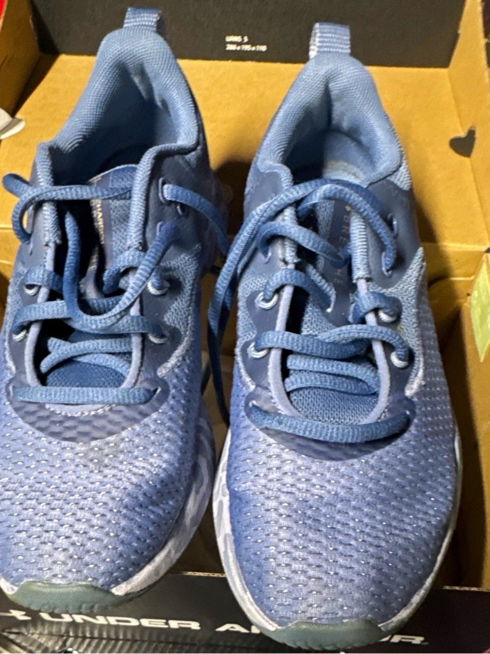 Under Armour Women Charged Breathe TR 3 Cross Training Camo Mesh Lace Up size 7